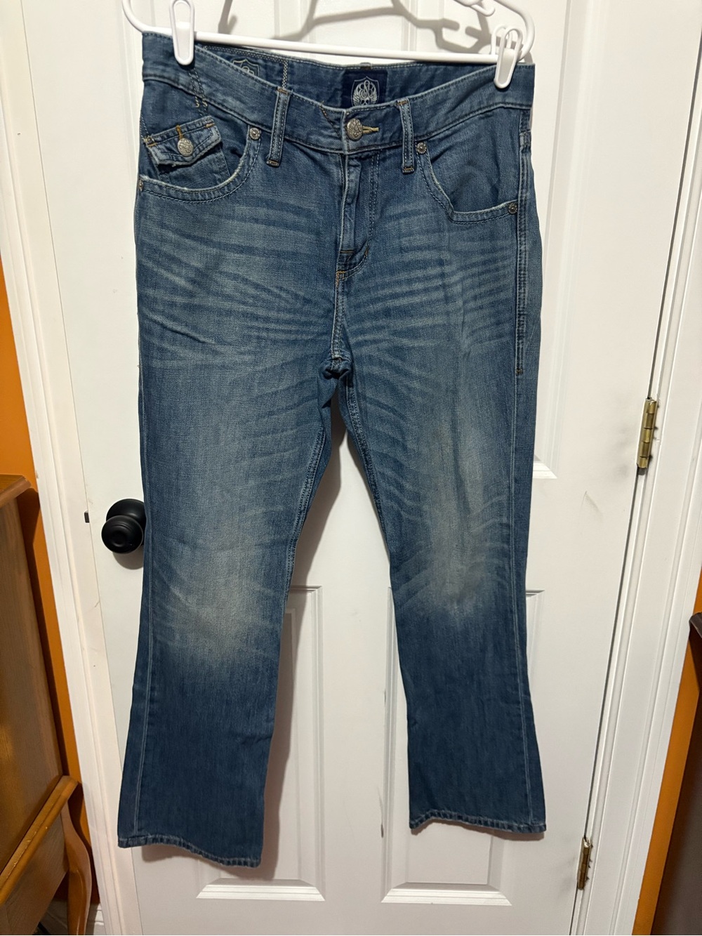 Rock & Republic Men's Faded Blue Bootcut Jeans